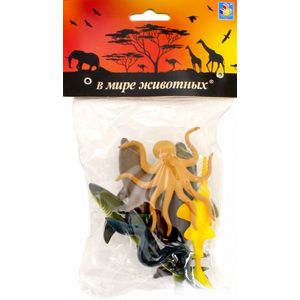 Набор игрушечных морских животных (6 штук х 10 см) (Т50514)