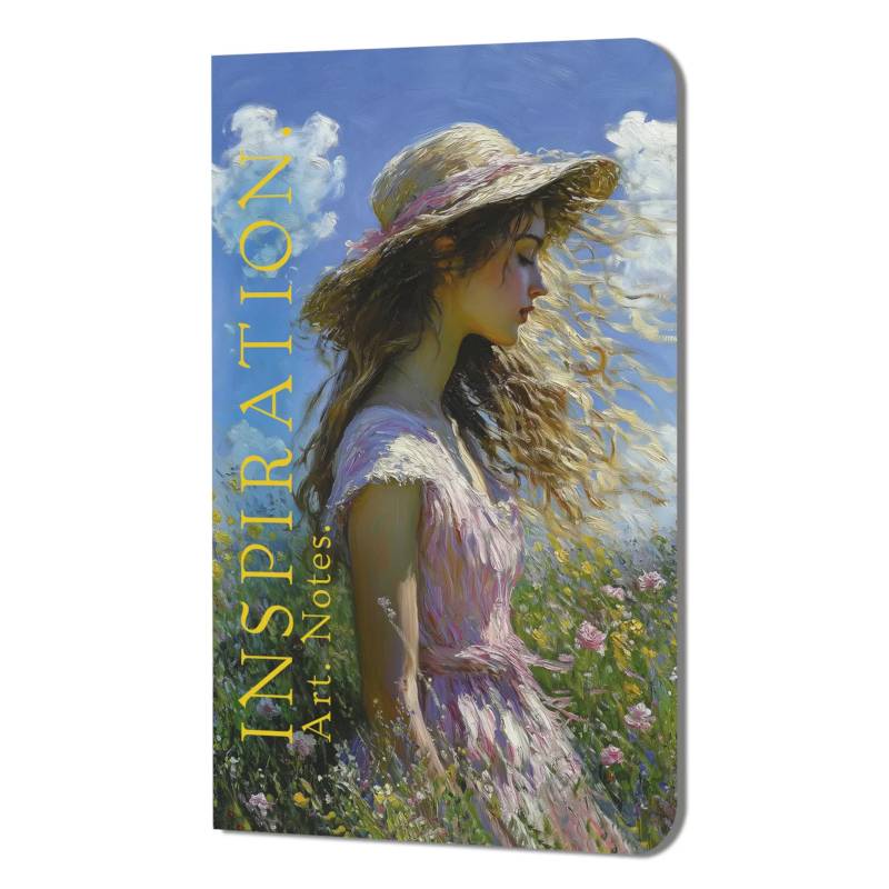 Блокнот Inspiration. Art.Notes. Моне (девушка в розовом платье и в шляпе)
