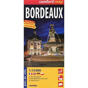 Бордо. Карта ламинированная 1: 15 000