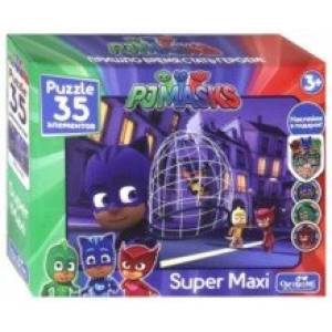 Герои в масках. Пазл-35 'Бабочка' + наклейки (04060)