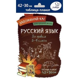 Русский язык. Все правила. 5-9 класс