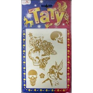 Тату Золотые для мальчиков. Вид 6. BGA-1001F