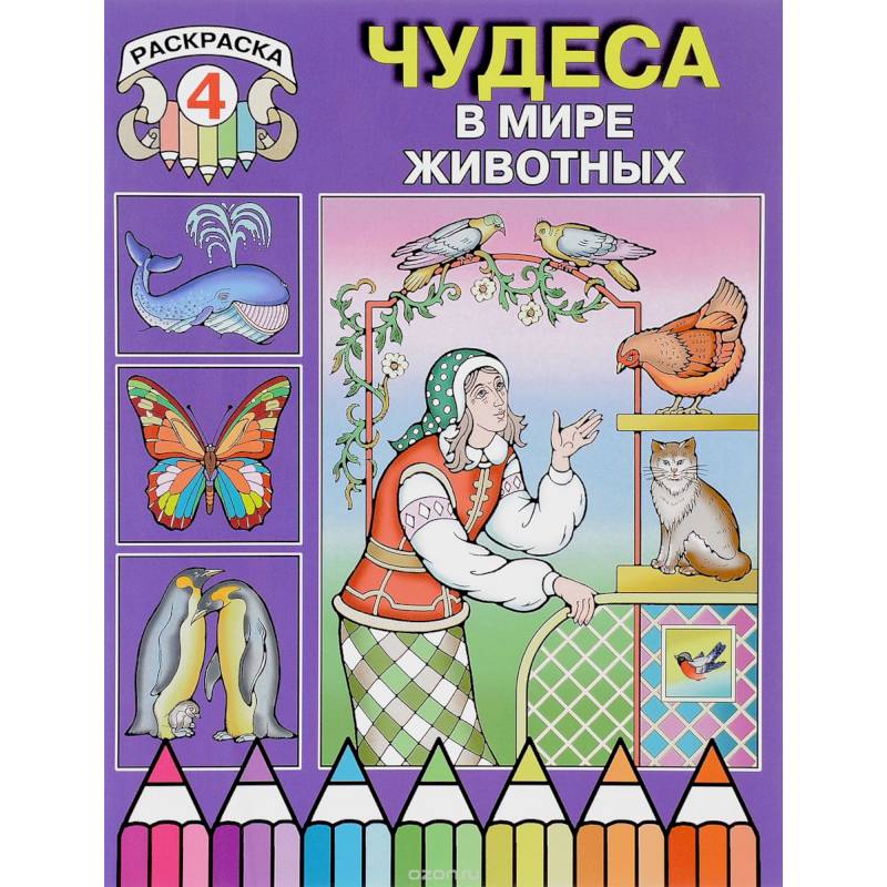 Чудеса в мире животных. Раскраска 4