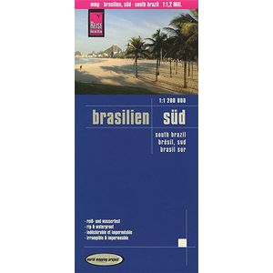 Бразилия южная. Карта /  Brazil, South