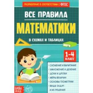 Все правила математики. 1-4 классы