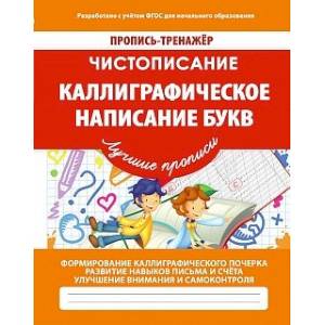 Чистописание. Каллиграфическое написание букв. ФГОС