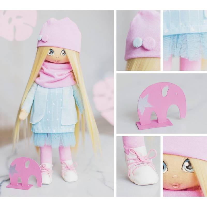 Интерьерная кукла «Клэр», набор для шитья, 18 x 22.5 x 3 см