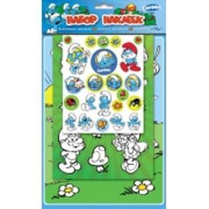 Смурфики. Набор наклеек