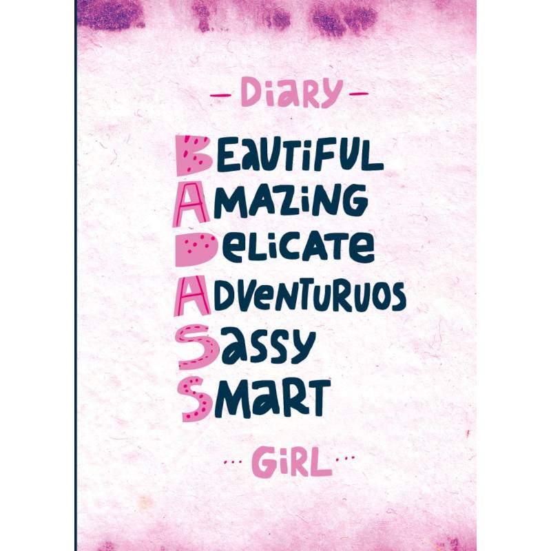 Блокнот дерзкой девчонки. Badass girl (А5, 56 л., цветной линованный блок с цитатами и иллюстрациями)