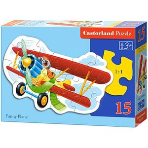 Puzzle-15 'Забавный самолет' (В-015092)