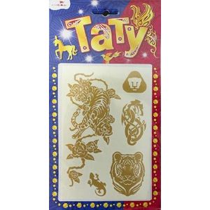 Тату Золотые для мальчиков. Вид 5. BGA-1001Е