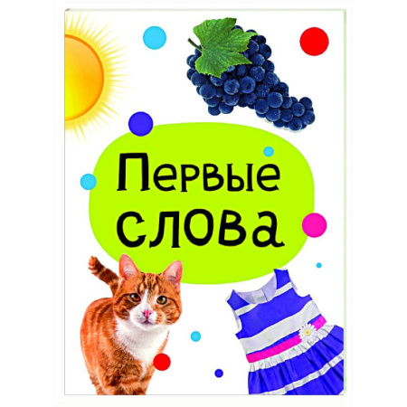 Знакомство с миром, развитие малыша, книга Первые слова купить по скидке