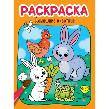 Раскраска. Домашние животные