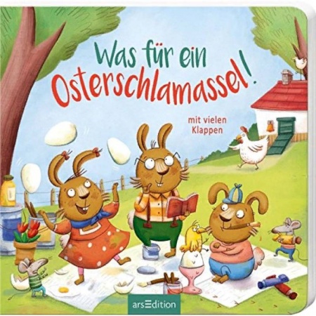 Литература на иностранном языке для детей, книга Was fur ein Osterschlamassel купить по скидке