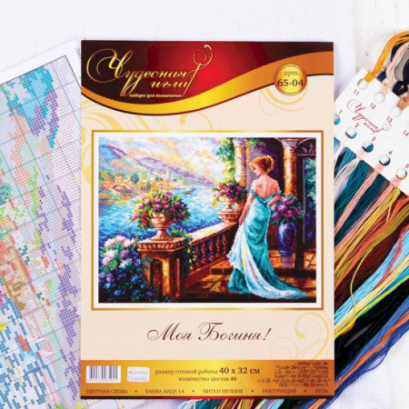 Набор для вышивания крестом 'Моя Богиня!', схема на бумаге
