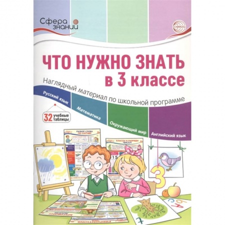 Дополнительные учебные пособия, книга Что нужно знать в 3 классе: наглядный материал по школьной программе купить по скидке