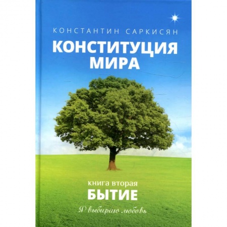 Русская современная проза, книга Конституция мира. Бытие. Книга 2 купить по скидке