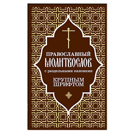 Молитвословы, акафисты, каноны, книга Православный молитвослов с раздельными канонами: крупным шрифтом купить по скидке
