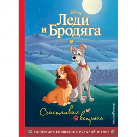 Книги, книга Леди и Бродяга. Счастливая встреча. Книга для чтения с цветными картинками купить по скидке
