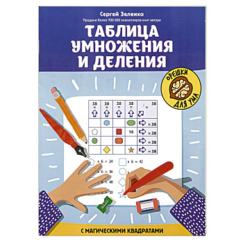 Таблица умножения и деления с магическими квадратами