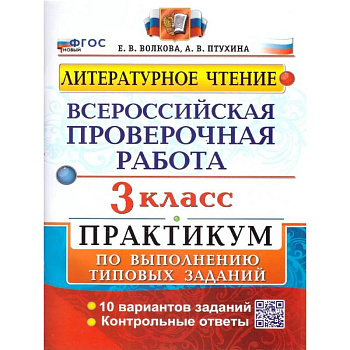 ВПР Литературное чтение 3 класс. Практикум