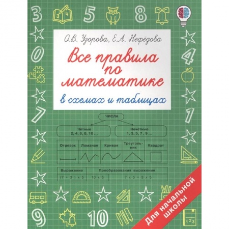 Математика. Алгебра. Геометрия, книга Все правила по математике в схемах и таблицах. Для начальной школы купить по скидке
