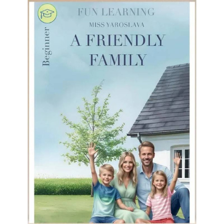 Английский язык, книга A friendly family книга на англ.языке купить по скидке