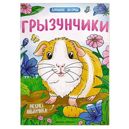 Животные. Птицы. Растения, книга Грызунчики. Книжка-раскраска купить по скидке