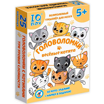 4518. IQ Box. Головоломки. Весёлые котята 4518. IQ Box. Головоломки. Весёлые котята
